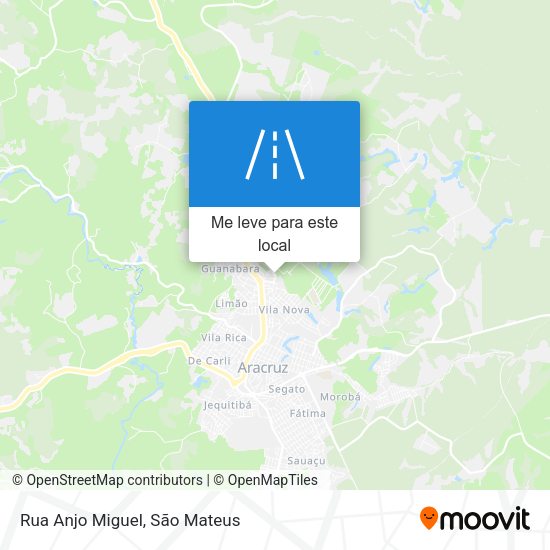 Rua Anjo Miguel mapa