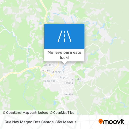 Rua Ney Magno Dos Santos mapa
