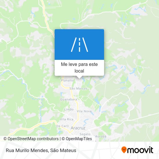 Rua Murilo Mendes mapa