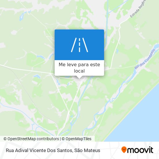 Rua Adival Vicente Dos Santos mapa