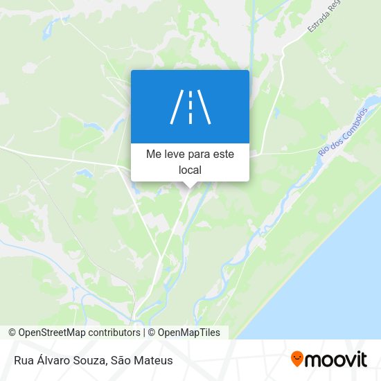 Rua Álvaro Souza mapa
