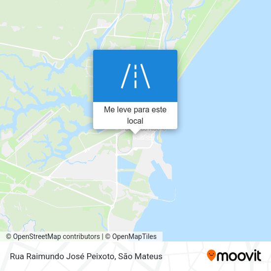 Rua Raimundo José Peixoto mapa