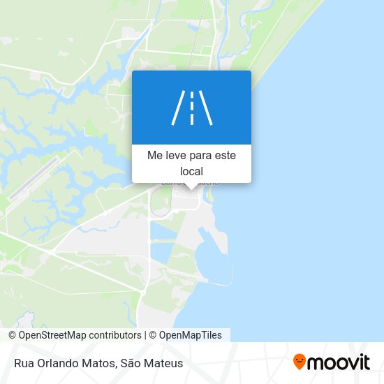 Rua Orlando Matos mapa