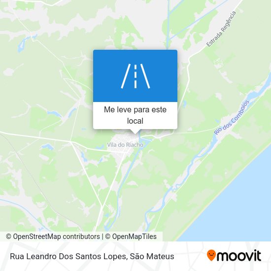 Rua Leandro Dos Santos Lopes mapa