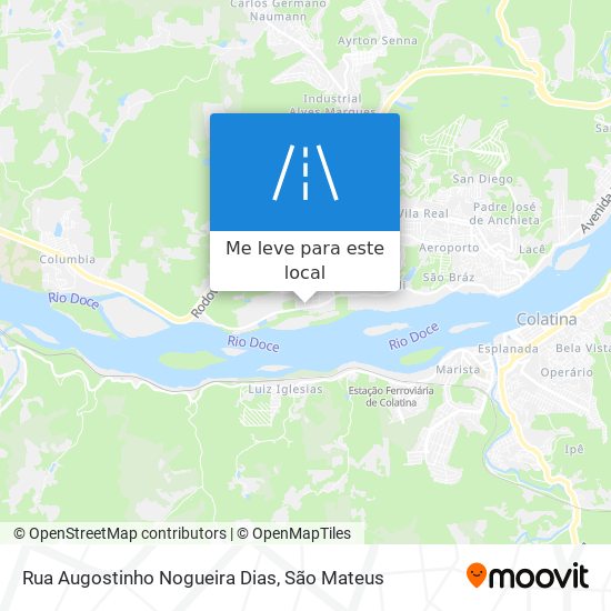 Rua Augostinho Nogueira Dias mapa