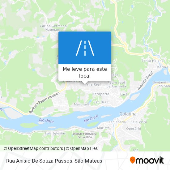 Rua Anísio De Souza Passos mapa