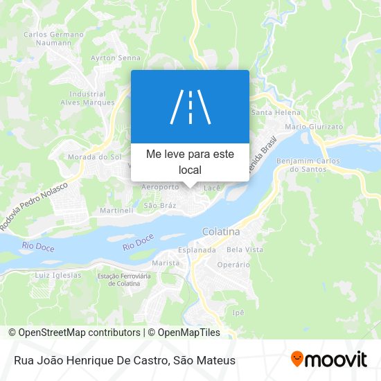 Rua João Henrique De Castro mapa