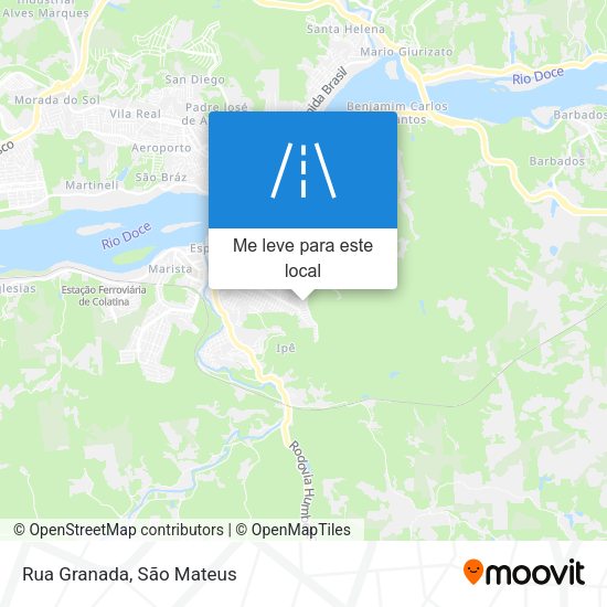 Rua Granada mapa