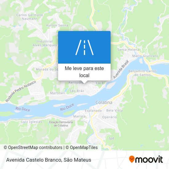 Avenida Castelo Branco mapa