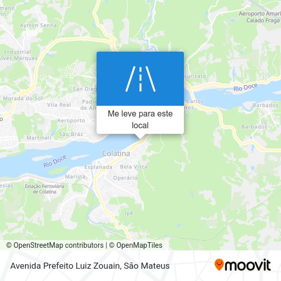 Avenida Prefeito Luiz Zouain mapa