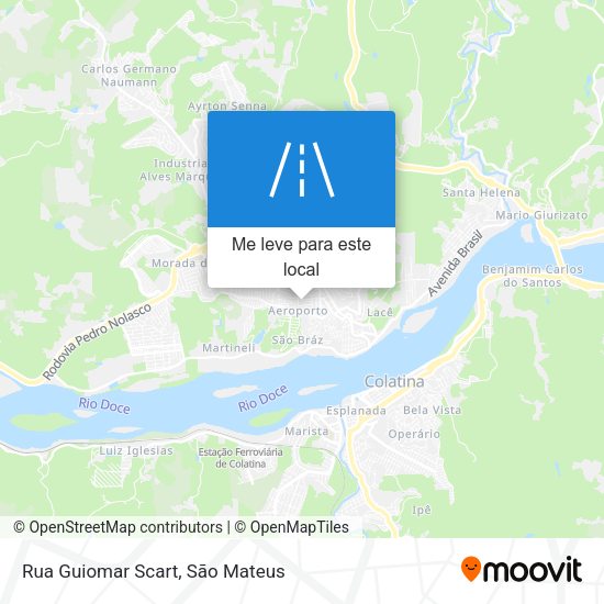 Rua Guiomar Scart mapa