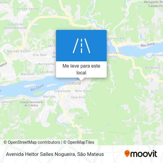 Avenida Heitor Salles Nogueira mapa