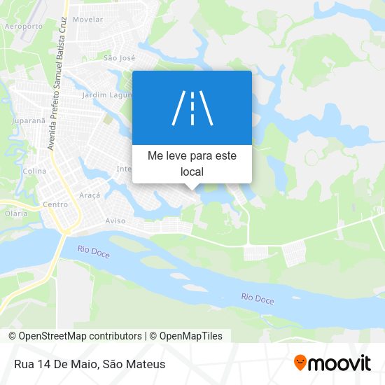 Rua 14 De Maio mapa