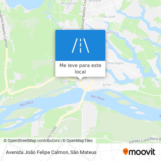 Avenida João Felipe Calmon mapa