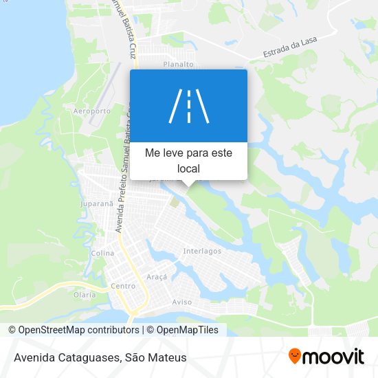 Avenida Cataguases mapa