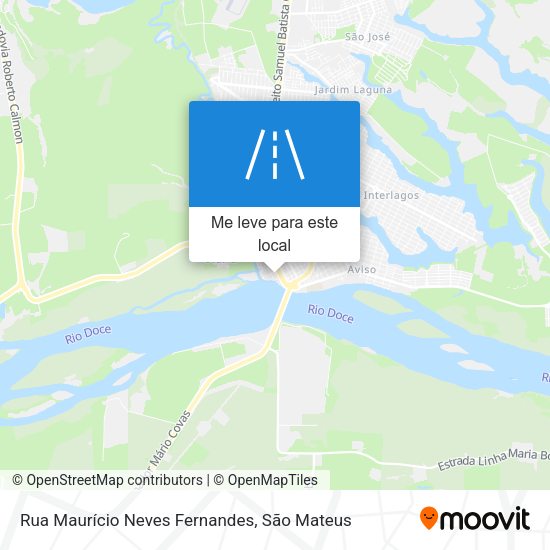 Rua Maurício Neves Fernandes mapa