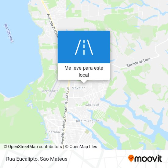 Rua Eucalipto mapa