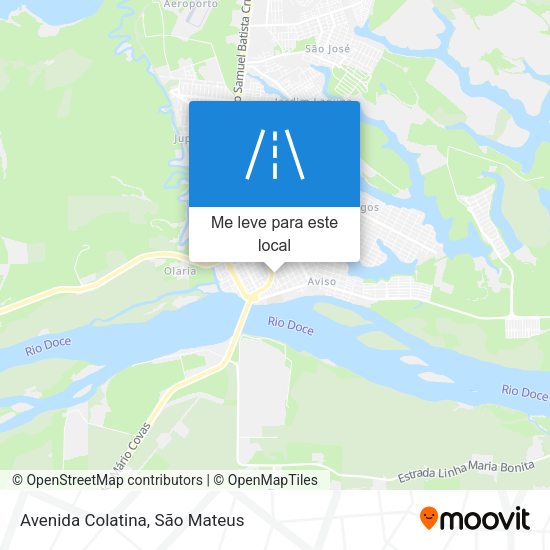 Avenida Colatina mapa
