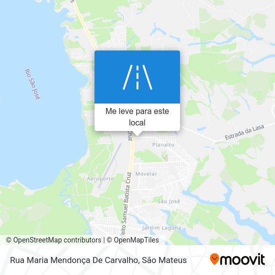 Rua Maria Mendonça De Carvalho mapa