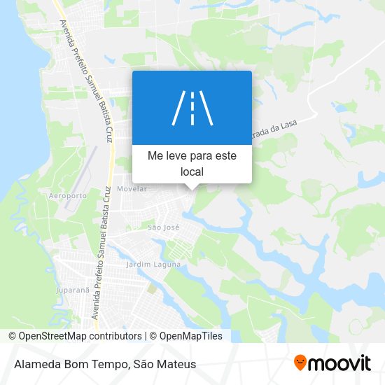 Alameda Bom Tempo mapa