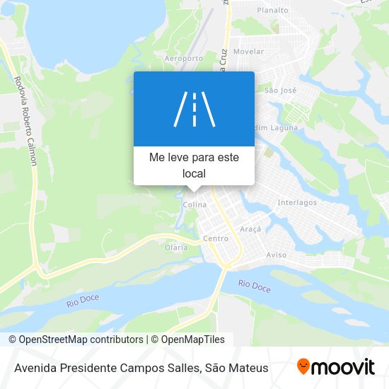 Avenida Presidente Campos Salles mapa
