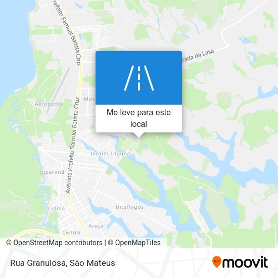Rua Granulosa mapa