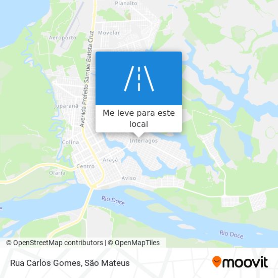 Rua Carlos Gomes mapa