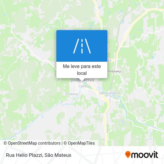 Rua Helio Plazzi mapa