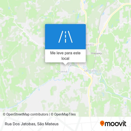 Rua Dos Jatobas mapa