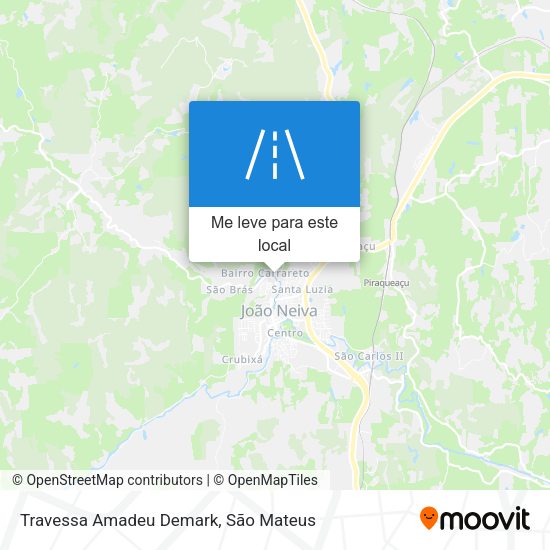 Travessa Amadeu Demark mapa