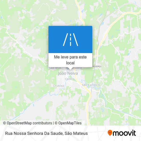 Rua Nossa Senhora Da Saude mapa