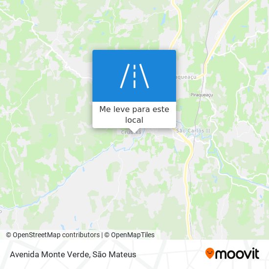 Avenida Monte Verde mapa