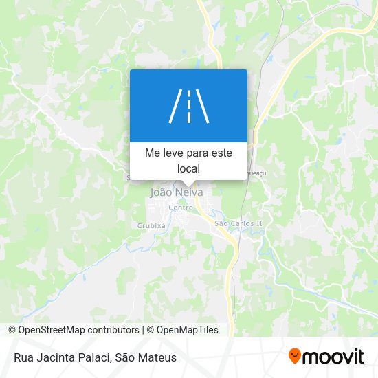 Rua Jacinta Palaci mapa
