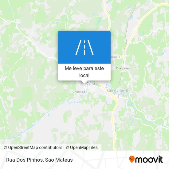 Rua Dos Pinhos mapa
