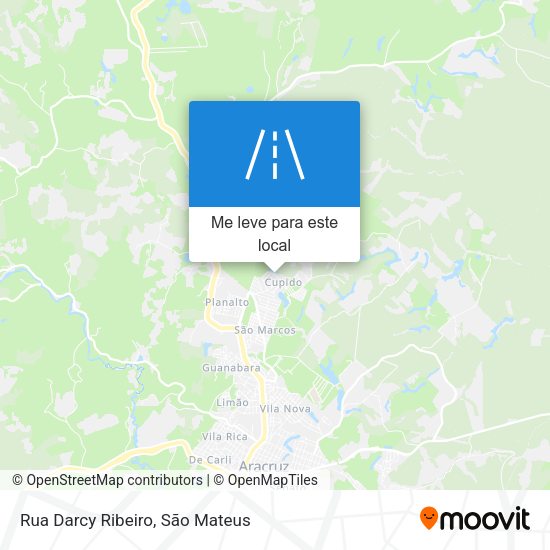 Rua Darcy Ribeiro mapa