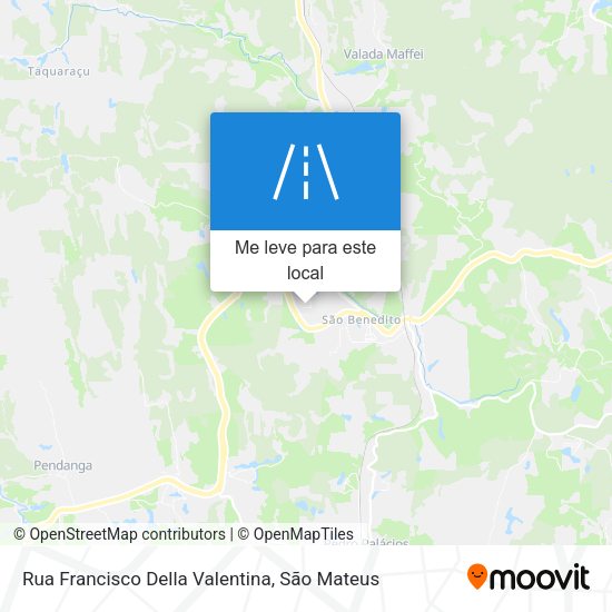 Rua Francisco Della Valentina mapa