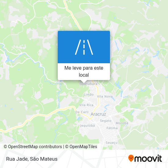 Rua Jade mapa