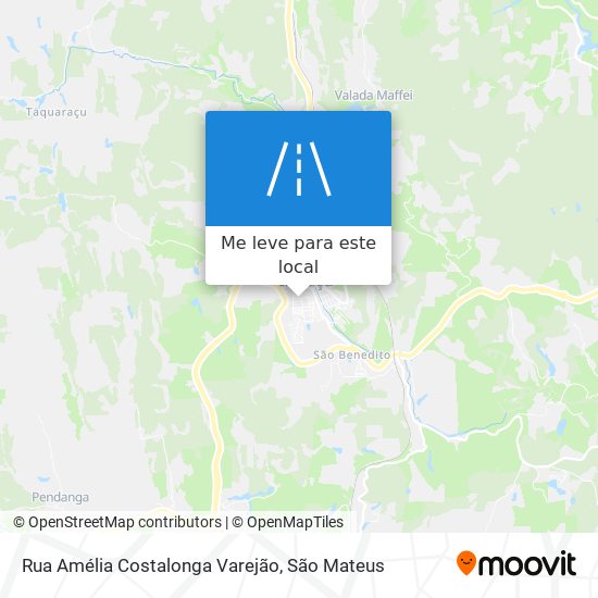 Rua Amélia Costalonga Varejão mapa