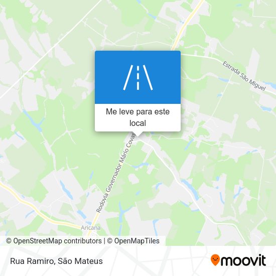 Rua Ramiro mapa