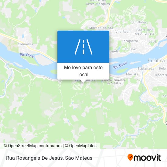 Rua Rosangela De Jesus mapa