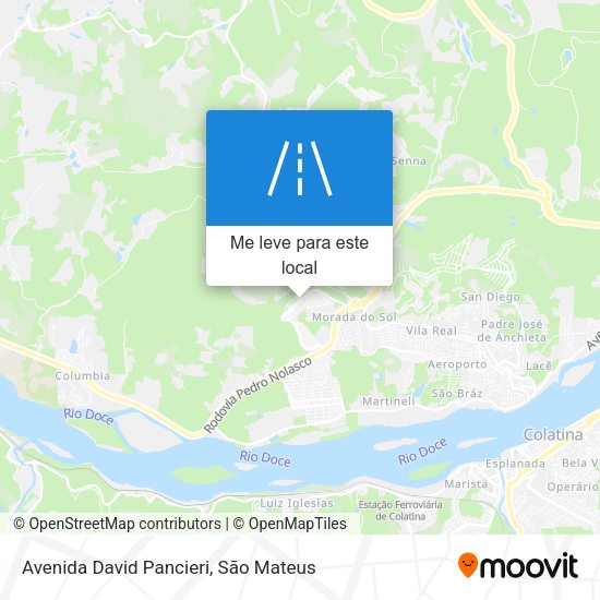Avenida David Pancieri mapa