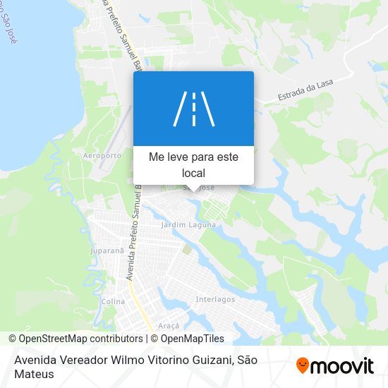 Avenida Vereador Wilmo Vitorino Guizani mapa