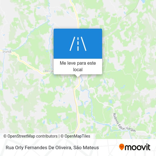 Rua Orly Fernandes De Oliveira mapa