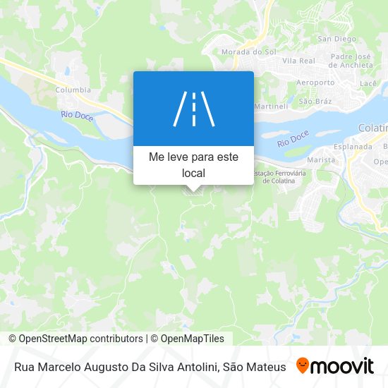 Rua Marcelo Augusto Da Silva Antolini mapa