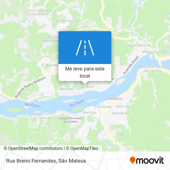Rua Breno Fernandes mapa