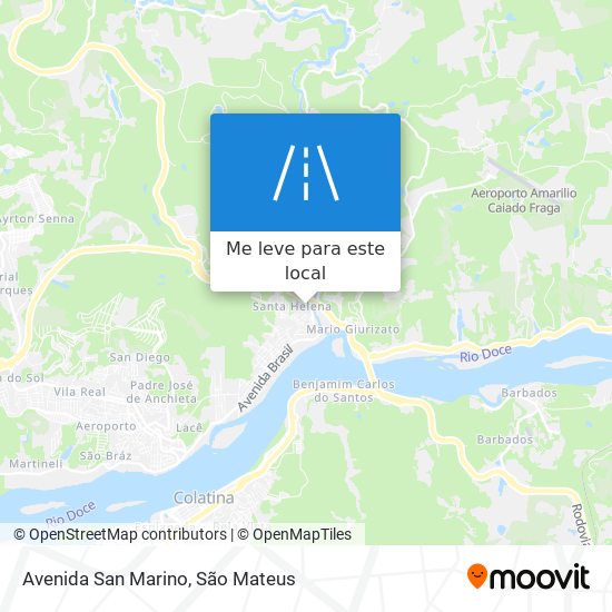 Avenida San Marino mapa