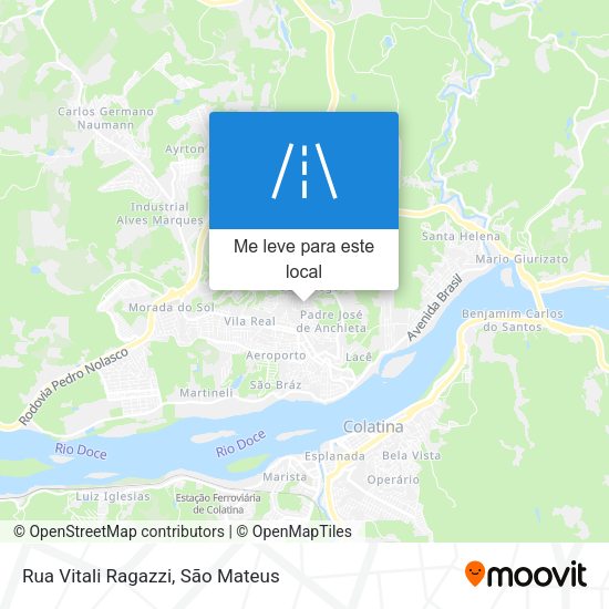 Rua Vitali Ragazzi mapa