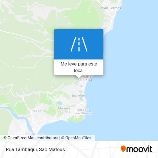 Rua Tambaqui mapa