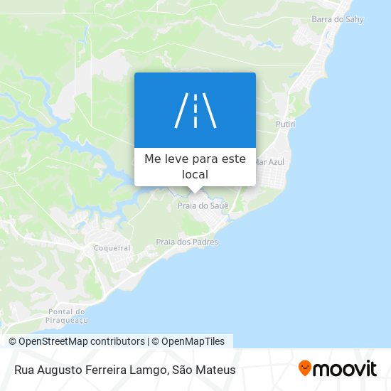 Rua Augusto Ferreira Lamgo mapa