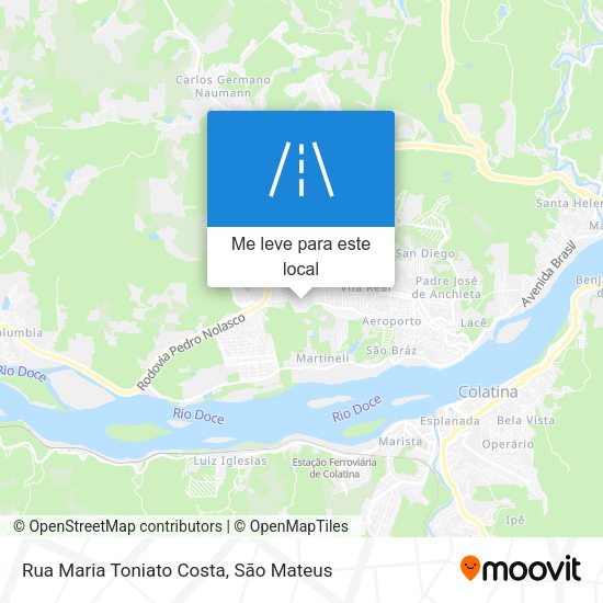 Rua Maria Toniato Costa mapa